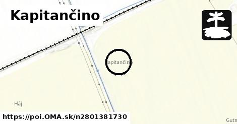 Kapitančino