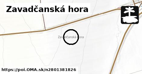 Zavadčanská hora