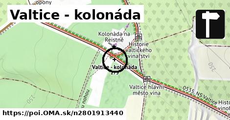 Valtice - kolonáda