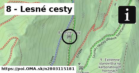 8 - Lesné cesty