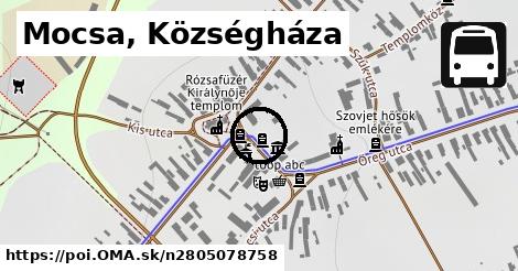 Mocsa, Községháza