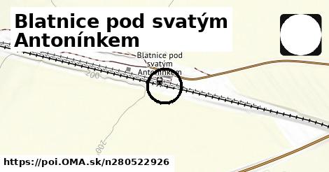 Blatnice pod svatým Antonínkem