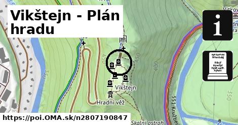 Vikštejn - Plán hradu