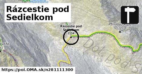 Rázcestie pod Sedielkom