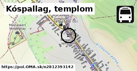 Kóspallag, templom