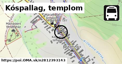 Kóspallag, templom