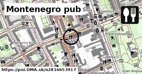 Montenegro pub