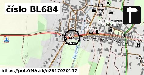 číslo BL684