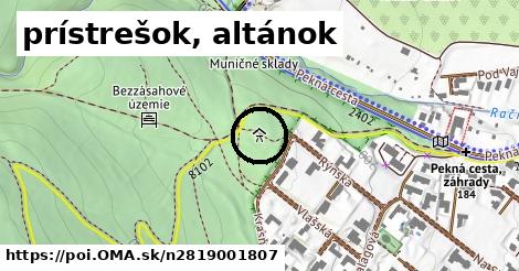 prístrešok, altánok