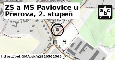 ZŠ a MŠ Pavlovice u Přerova, 2. stupeň