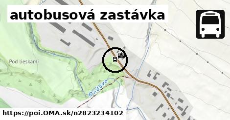 autobusová zastávka