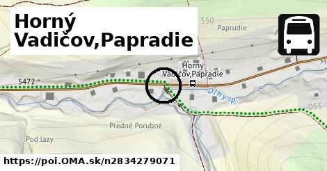 Horný Vadičov,Papradie