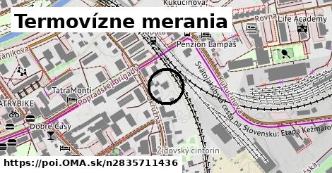 Termovízne merania