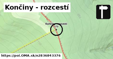 Končiny - rozcestí