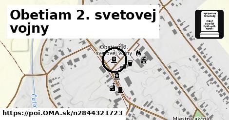 Obetiam 2. svetovej vojny