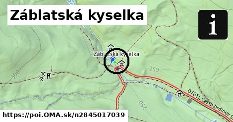 Záblatská kyselka