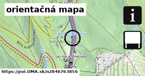 orientačná mapa