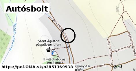 Autósbolt