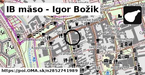 IB mäso - Igor Božik