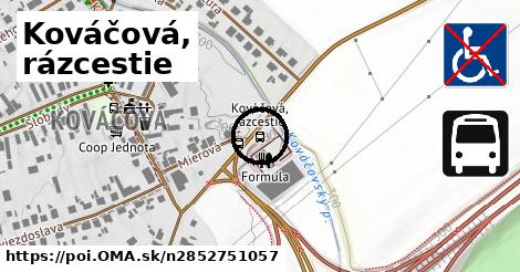 Kováčová, rázcestie