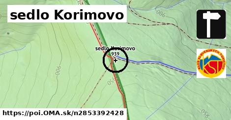 sedlo Korimovo