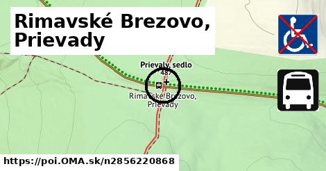 Rimavské Brezovo, Prievady