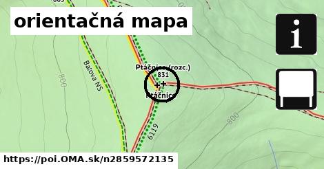 orientačná mapa