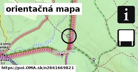 orientačná mapa