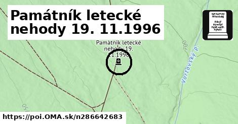 Památník letecké nehody 19. 11.1996