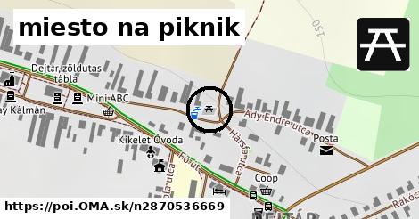 miesto na piknik