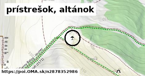 prístrešok, altánok