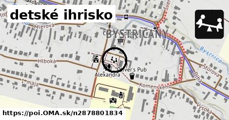 detské ihrisko