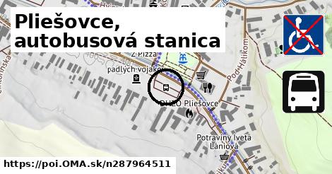 Pliešovce, autobusová stanica