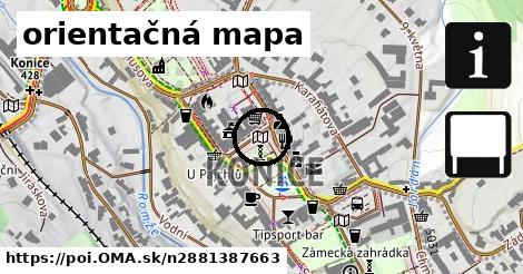 orientačná mapa