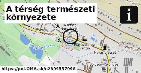 A térség természeti környezete