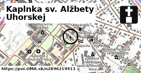 Kaplnka sv. Alžbety Uhorskej