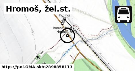 Hromoš, žel.st.