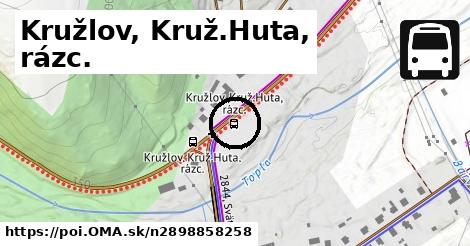 Kružlov, Kruž.Huta, rázc.