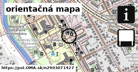 orientačná mapa