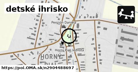 detské ihrisko