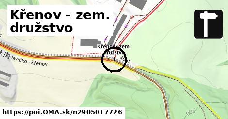 Křenov - zem. družstvo