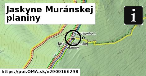 Jaskyne Muránskej planiny