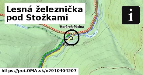 Lesná železnička pod Stožkami