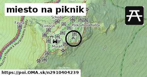 miesto na piknik