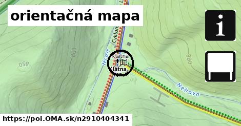 orientačná mapa