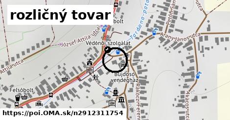 rozličný tovar