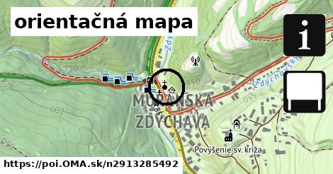 orientačná mapa