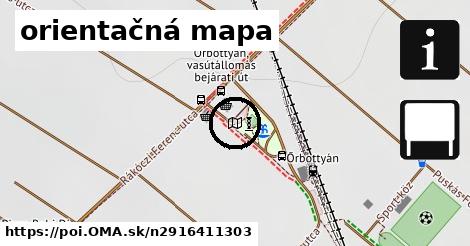 orientačná mapa