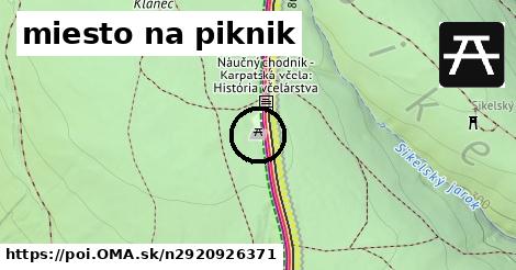 miesto na piknik