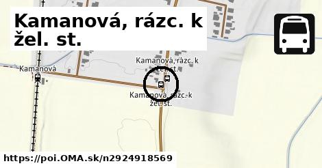 Kamanová, rázc. k žel. st.